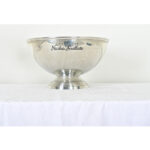 Large Pewter Champagne Chiller Bowl