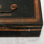 English Vintage Tole Tin Cashbox