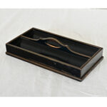 English 19th Century Ebonized Pen Holder