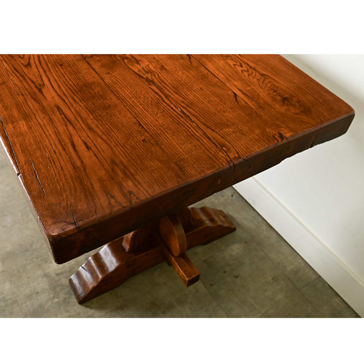 French 19th Century Oak Refectory Table - Fireside Antiques