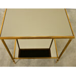 French Midcentury Modern Tiered Table-Shelf