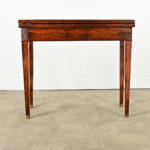 French 19th Century Mahogany Game Table Console