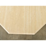 French Hollywood Regency Travertine Coffee Table