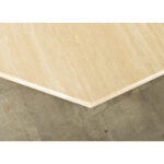 French Hollywood Regency Travertine Coffee Table
