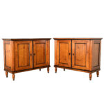Italian Pair of Fruitwood Buffets