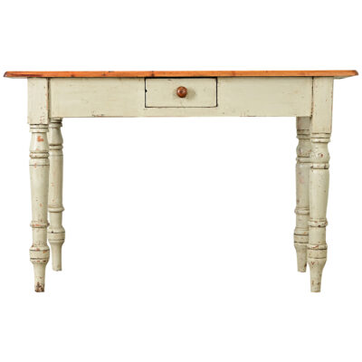 English 19th Century Pine and Painted Server-Console