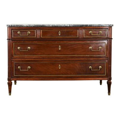French Louis XVI Style Mahogany Commode