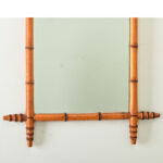 French 19th Century Faux Bamboo Mirror