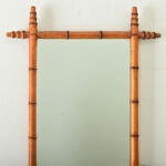 French 19th Century Faux Bamboo Mirror