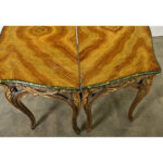 Pair of Italian Faux Marble Consoles