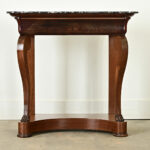 French 19th Century Restauration Petite Mahogany Console