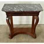 French 19th Century Restauration Petite Mahogany Console