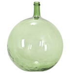 French 19th Century Green Glass Wine Keg