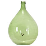 French 19th Century Green Glass Wine Keg