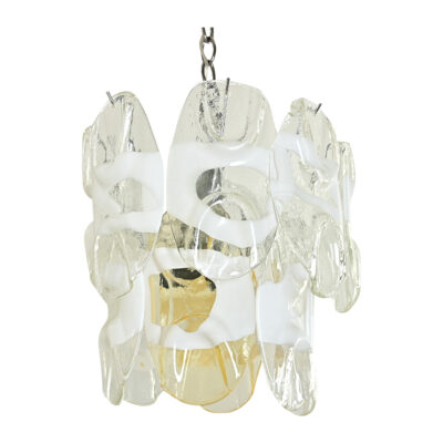 Vintage Italian Vistosi Murano Glass Chandelier