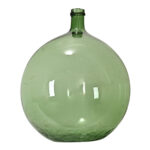 French 19th Century Green Blown Glass Wine Keg