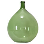 French 19th Century Green Blown Glass Wine Keg