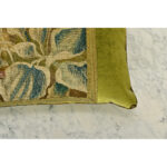 European Antique Tapestry Fragment Pillow