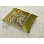 European Antique Tapestry Fragment Pillow