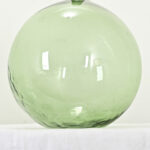 French 19th Century Green Glass Wine Keg