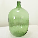 French 19th Century Green Glass Wine Keg