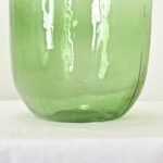 French 19th Century Green Glass Wine Keg