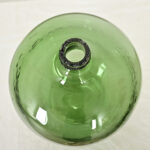 French 19th Century Green Glass Wine Keg