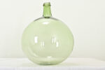 French 19th Century Green Glass Wine Keg
