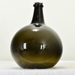 French 19th Century Olive Green Wine Keg