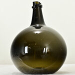 French 19th Century Olive Green Wine Keg