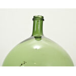 French 19th Century Green Glass Wine Keg