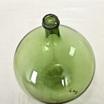 French 19th Century Green Glass Wine Keg