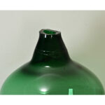 French 19th Century Large Green Glass Wine Keg