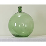 French 19th Century Green Blown Glass Wine Keg