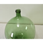 French 19th Century Green Blown Glass Wine Keg