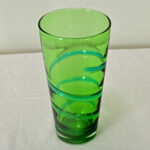 Vintage Whitefriars Green Glass Vase