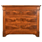 French 19th Century Louis Philippe Walnut Commode 1 French 19th Century Louis Philippe Walnut Commode