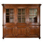 French 20th Century Solid Oak Bibliotheque