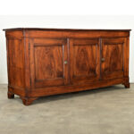 French 19th Century Solid Walnut Enfilade