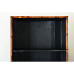 French 19th Century Bamboo & Decoupage Bookcase