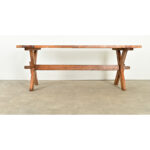 Swedish 20th Century Pine Trestle Table