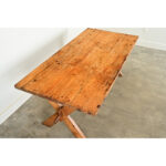 Swedish 20th Century Pine Trestle Table