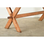 Swedish 20th Century Pine Trestle Table