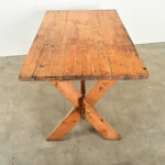 Swedish 20th Century Pine Trestle Table