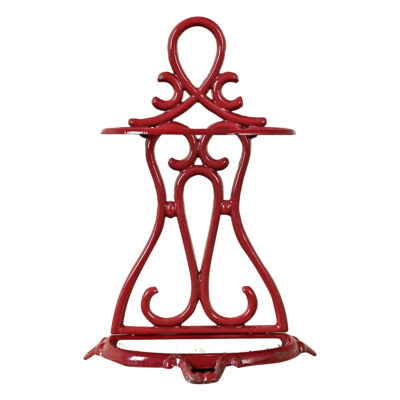 French Cast Iron Art Nouveau Umbrella Stand