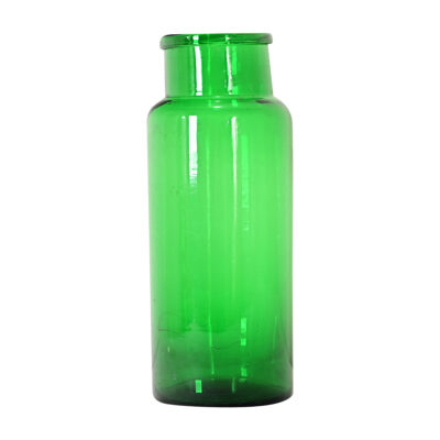 French Green Glass Pickling Jar