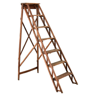 French 20th Century Oak Library Stairs