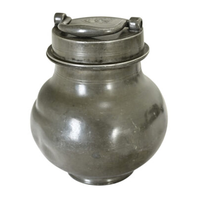 French 19th Century Pewter Broth Pot