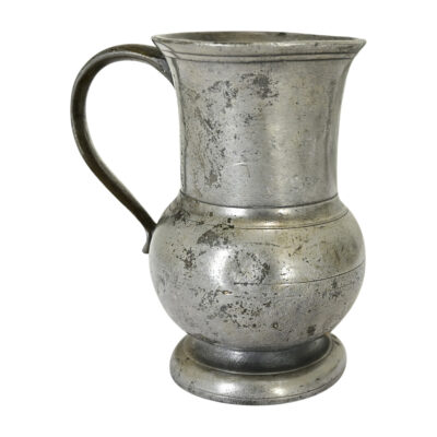 French 19th Century Pewter Pitcher