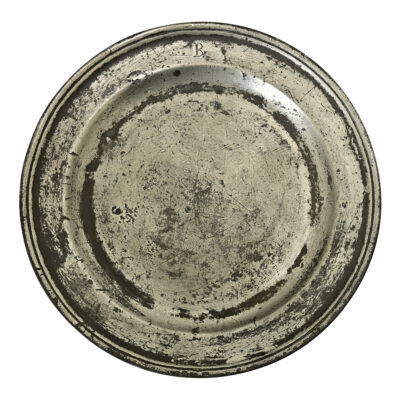 German 19th Century Pewter Charger Plate